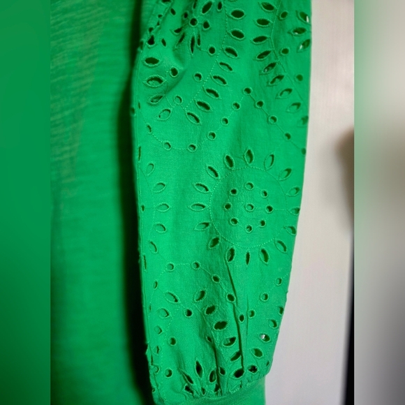 💚 Lilly Pulitzer💚 Jasona green eyelet dress XS - Picture 4 of 9
